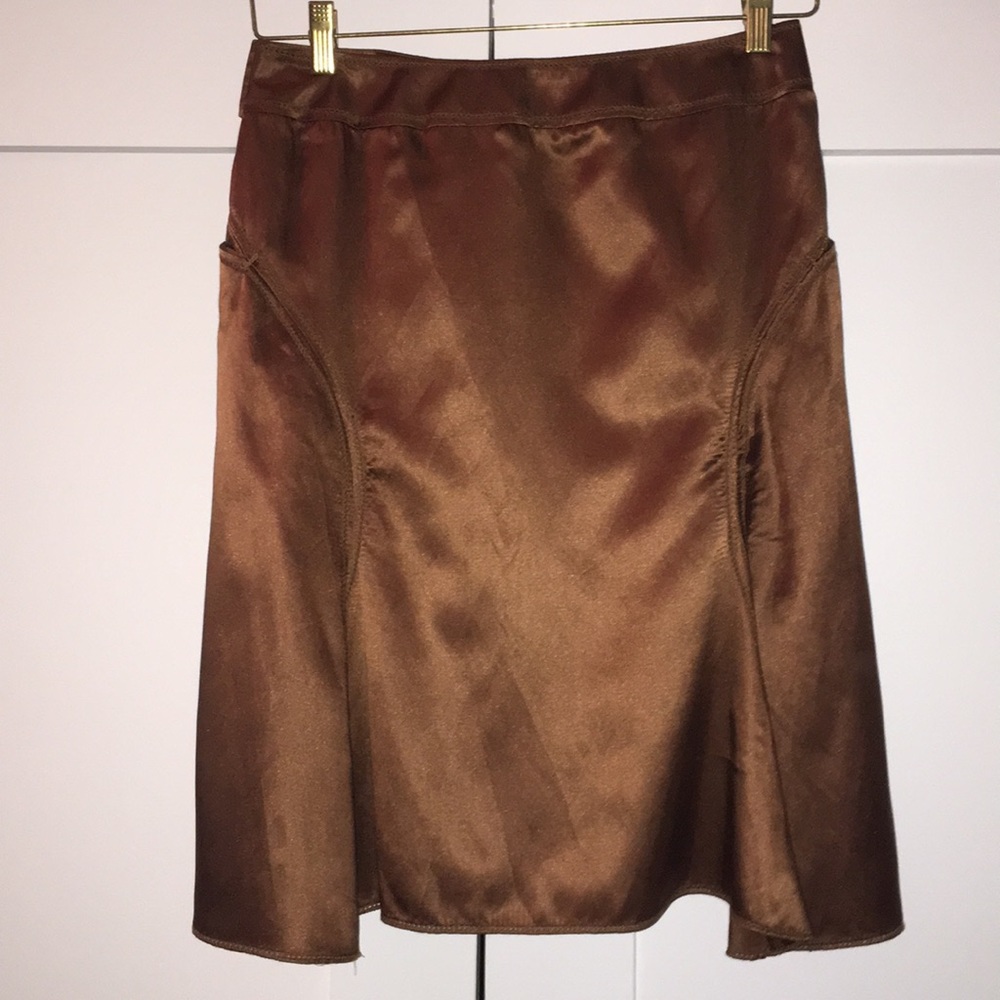Max Studio copper-colored skirt